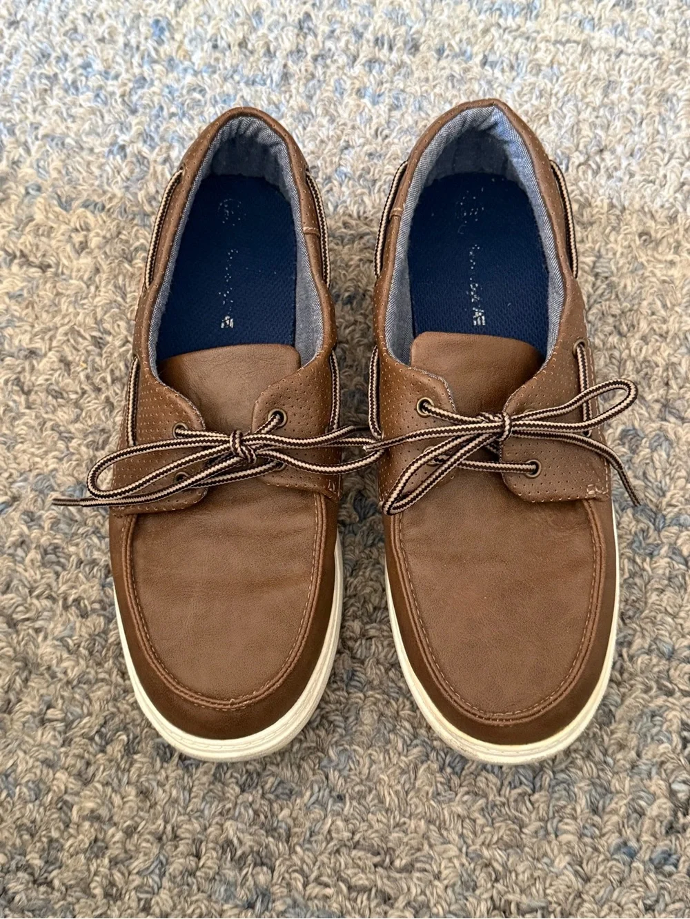 American Eagle Outfitters Brown Deck Boat Shoes Youth Big Boy’s Boys 5.5
